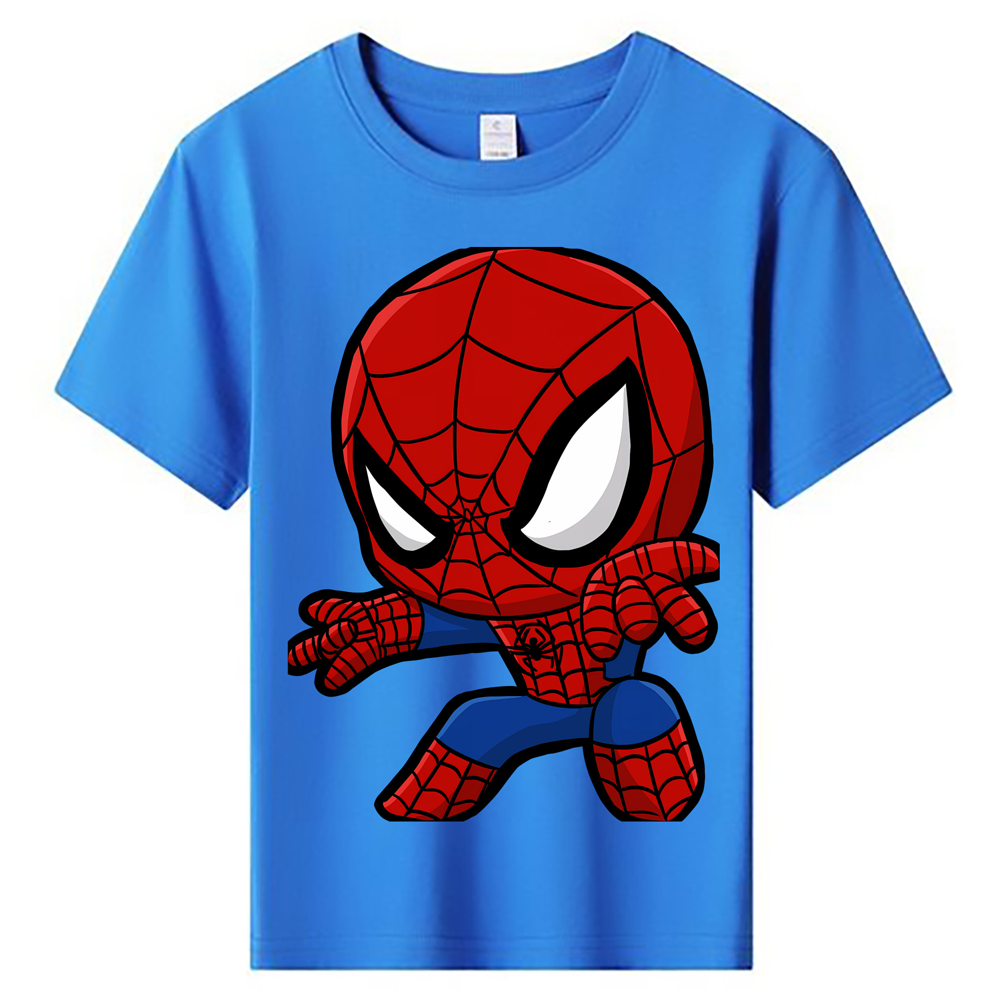（画像用） Spider Man スパイダーマン 綿100％キッズTシャツ（フロントプリント）
